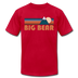 Big Bear, California T-Shirt - Retro Mountain Unisex Big Bear T Shirt - red