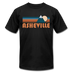 Asheville, North Carolina T-Shirt - Retro Mountain Unisex Asheville T Shirt - black