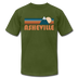 Asheville, North Carolina T-Shirt - Retro Mountain Unisex Asheville T Shirt - olive