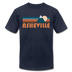 Asheville, North Carolina T-Shirt - Retro Mountain Unisex Asheville T Shirt - navy