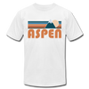 Aspen, Colorado T-Shirt - Retro Mountain Unisex Aspen T Shirt - white