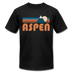 Aspen, Colorado T-Shirt - Retro Mountain Unisex Aspen T Shirt - black