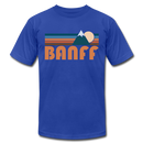 Banff, Canada T-Shirt - Retro Mountain Unisex Banff T Shirt - royal blue