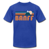 Banff, Canada T-Shirt - Retro Mountain Unisex Banff T Shirt - royal blue