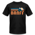 Banff, Canada T-Shirt - Retro Mountain Unisex Banff T Shirt - black