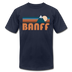 Banff, Canada T-Shirt - Retro Mountain Unisex Banff T Shirt - navy