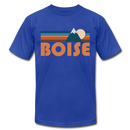 Boise, Idaho T-Shirt - Retro Mountain Unisex Boise T Shirt - royal blue