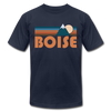 Boise, Idaho T-Shirt - Retro Mountain Unisex Boise T Shirt