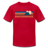 Breckenridge, Colorado T-Shirt - Retro Mountain Unisex Breckenridge T Shirt - red