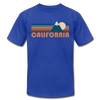 California T-Shirt - Retro Mountain Unisex California T Shirt