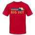 Big Sky, Montana T-Shirt - Retro Mountain Unisex Big Sky T Shirt - red