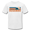Bozeman, Montana T-Shirt - Retro Mountain Unisex Bozeman T Shirt - white