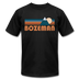 Bozeman, Montana T-Shirt - Retro Mountain Unisex Bozeman T Shirt - black