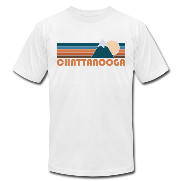 Chattanooga, Tennessee T-Shirt - Retro Mountain Unisex Chattanooga T Shirt - white