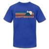Chattanooga, Tennessee T-Shirt - Retro Mountain Unisex Chattanooga T Shirt - royal blue