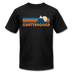 Chattanooga, Tennessee T-Shirt - Retro Mountain Unisex Chattanooga T Shirt - black