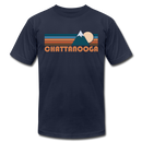 Chattanooga, Tennessee T-Shirt - Retro Mountain Unisex Chattanooga T Shirt - navy