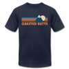 Crested Butte, Colorado T-Shirt - Retro Mountain Unisex Crested Butte T Shirt - navy