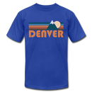 Denver, Colorado T-Shirt - Retro Mountain Unisex Denver T Shirt - royal blue