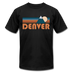 Denver, Colorado T-Shirt - Retro Mountain Unisex Denver T Shirt - black