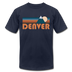 Denver, Colorado T-Shirt - Retro Mountain Unisex Denver T Shirt - navy