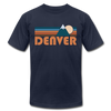 Denver, Colorado T-Shirt - Retro Mountain Unisex Denver T Shirt - navy