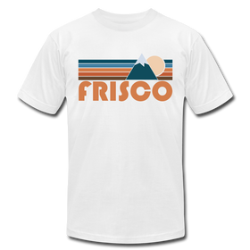 Frisco, Colorado T-Shirt - Retro Mountain Unisex Frisco T Shirt - white