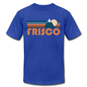 Frisco, Colorado T-Shirt - Retro Mountain Unisex Frisco T Shirt - royal blue