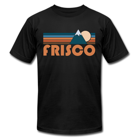 Frisco, Colorado T-Shirt - Retro Mountain Unisex Frisco T Shirt - black