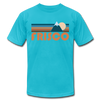 Frisco, Colorado T-Shirt - Retro Mountain Unisex Frisco T Shirt - turquoise