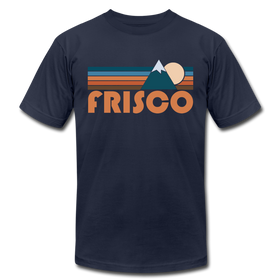 Frisco, Colorado T-Shirt - Retro Mountain Unisex Frisco T Shirt - navy