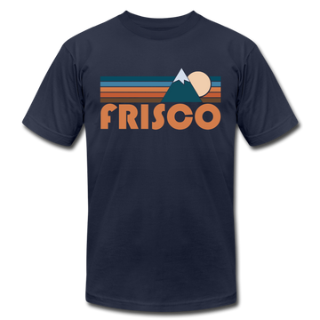 Frisco, Colorado T-Shirt - Retro Mountain Unisex Frisco T Shirt - navy