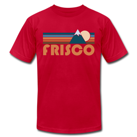 Frisco, Colorado T-Shirt - Retro Mountain Unisex Frisco T Shirt - red