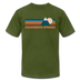 Colorado Springs, Colorado T-Shirt - Retro Mountain Unisex Colorado Springs T Shirt - olive