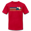 Colorado Springs, Colorado T-Shirt - Retro Mountain Unisex Colorado Springs T Shirt