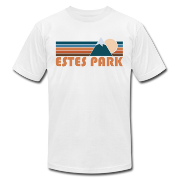 Estes Park, Colorado T-Shirt - Retro Mountain Unisex Estes Park T Shirt - white