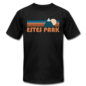 Estes Park, Colorado T-Shirt - Retro Mountain Unisex Estes Park T Shirt - black