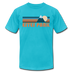 Estes Park, Colorado T-Shirt - Retro Mountain Unisex Estes Park T Shirt - turquoise