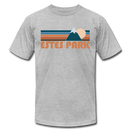 Estes Park, Colorado T-Shirt - Retro Mountain Unisex Estes Park T Shirt - heather gray