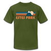 Estes Park, Colorado T-Shirt - Retro Mountain Unisex Estes Park T Shirt - olive