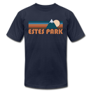 Estes Park, Colorado T-Shirt - Retro Mountain Unisex Estes Park T Shirt - navy