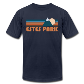 Estes Park, Colorado T-Shirt - Retro Mountain Unisex Estes Park T Shirt - navy