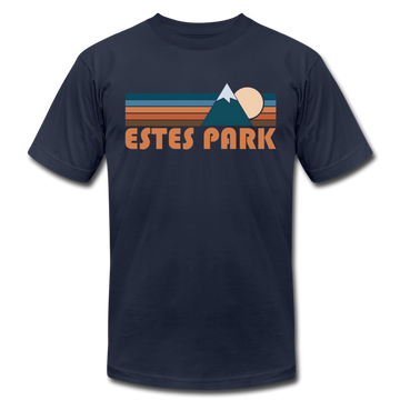 Estes Park, Colorado T-Shirt - Retro Mountain Unisex Estes Park T Shirt - navy