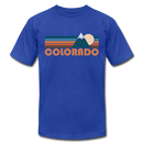 Colorado T-Shirt - Retro Mountain Unisex Colorado T Shirt - royal blue