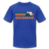 Colorado T-Shirt - Retro Mountain Unisex Colorado T Shirt - royal blue