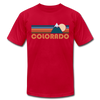 Colorado T-Shirt - Retro Mountain Unisex Colorado T Shirt