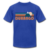 Durango, Colorado T-Shirt - Retro Mountain Unisex Durango T Shirt - royal blue