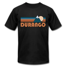 Durango, Colorado T-Shirt - Retro Mountain Unisex Durango T Shirt - black