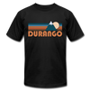 Durango, Colorado T-Shirt - Retro Mountain Unisex Durango T Shirt - black