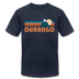 Durango, Colorado T-Shirt - Retro Mountain Unisex Durango T Shirt - navy